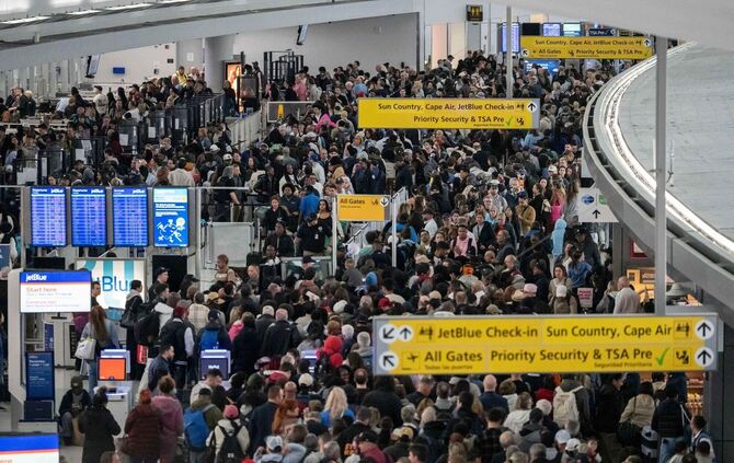 Verspätungen im Flugverkehr in den USA