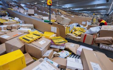 Paketbeförderung bei DHL