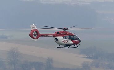 Rettungshubschrauber im Einsatz (Symbolfoto).