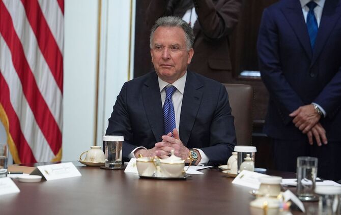 Kabinettssitzung im Weißen Haus