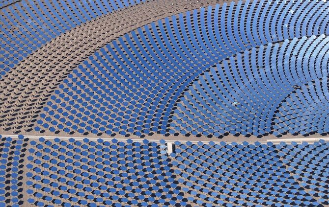 Photovoltaik-Kraftwerk in China