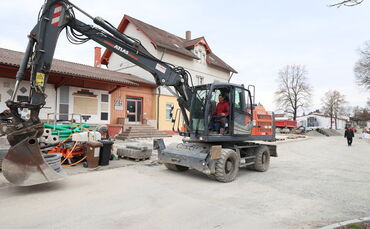 Es tut sich sichtlich viel rund um den Bahnhof, die Kurze Straße, den Postweg und die Bahnhofstraße.
