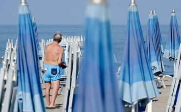 Strandbad in Italien 