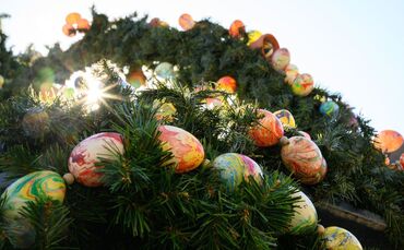 Osterbrunnen im Kloster Maulbronn