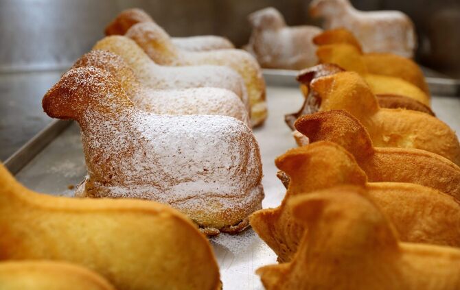 Besonders beliebt über die Feiertage: Das Osterlamm. (Archivfoto)