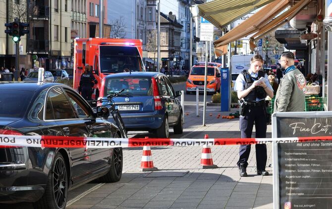 Polizeieinsatz in Solingen