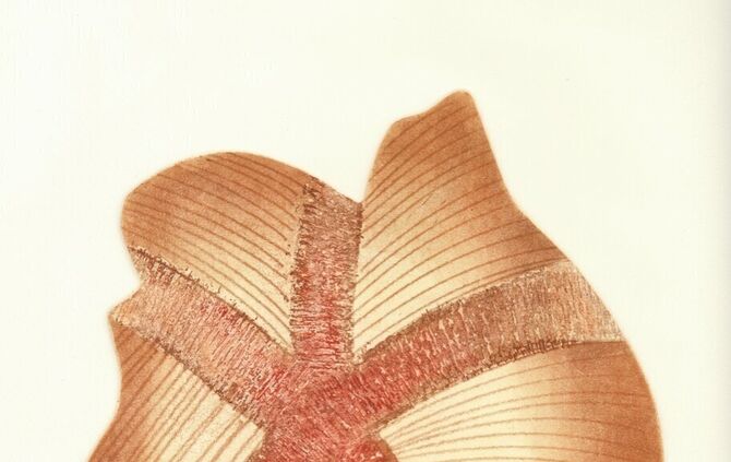 Werk von Georg Ozory aus der Ausstellung „Momente im Fluss" im Kulturhaus Schwanen Waiblingen.