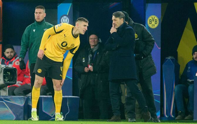 Nico Schlotterbeck und Niko Kovac