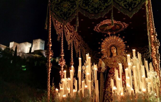 Prozession  in Granada