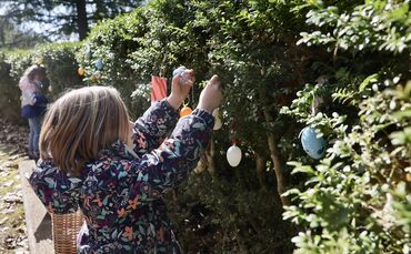 Ostereiersuche der TSF in Welzheim: Um an Schokolade zu kommen, muss man sich ein bisschen ins Zeug legen und Aufgaben lösen.