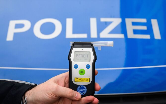 Atemalkoholtest - Illustration