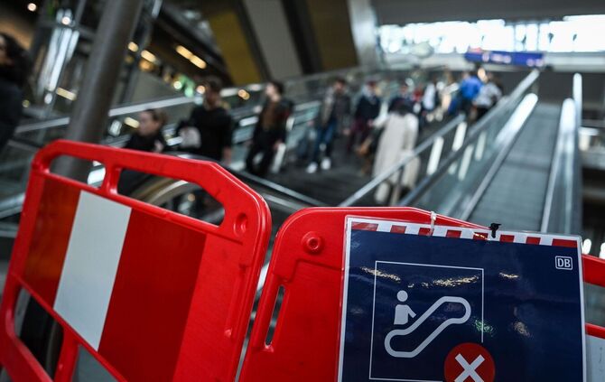 Rolltreppen am Hauptbahnhof