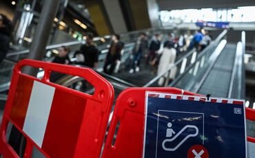 Rolltreppen am Hauptbahnhof