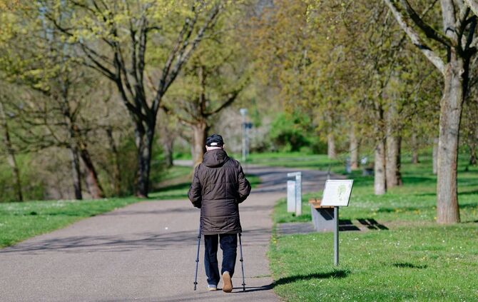 Auch wenn es teils trüb ist - zum Spazierengehen reicht das Osterwetter.