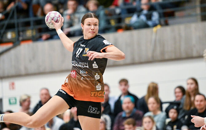 Lena Klingler erzielte bei der Niederlage des VfL Waiblingen gegen den Bergischen HC drei Tore.