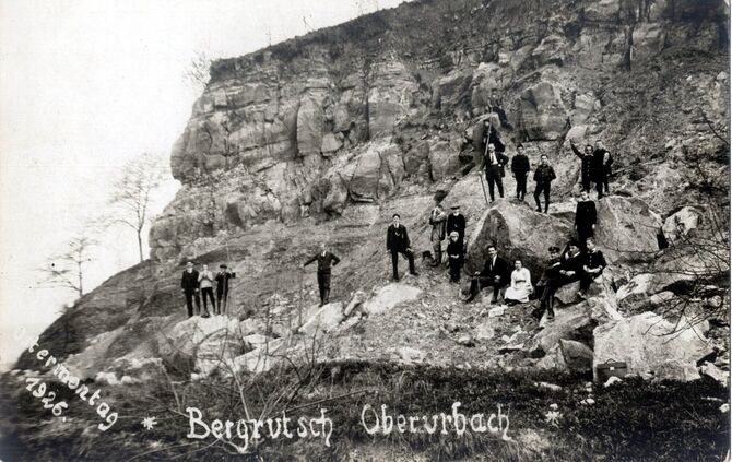 Am Ostermontag 1926 kam es in Urbach zu einem ersten Bergrutsch.