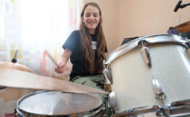 Lukas Alexander Had aus Weiler ist elf und hat jetzt die Chance, Deutschlands nächster Top-Schlagzeuger zu werden.