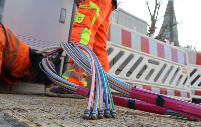 Keine Zusammenarbeit mehr mit GVG-Glasfaser: Die Gemeinde Kernen hat offiziell genug (Symbolfoto).