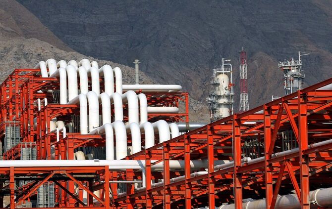 South Pars Gasfeld im Iran