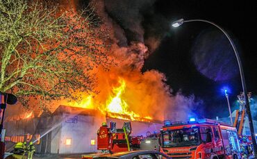 Die Feuerwehr war im Großeinsatz.