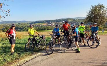 Kurzer Halt zwischen Burgstetten und Siegelhausen.