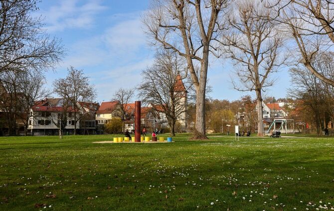 Die Parkanlage "in der Talaue" soll eigentlich zur Erholung dienen, für eine 59-jährige wurde der Besuch zu einem schrecklichen