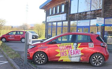 Am Vormittag sind die meisten Einsatzfahrzeuge der Diakoniestation Schorndorf und Umgebung unterwegs.