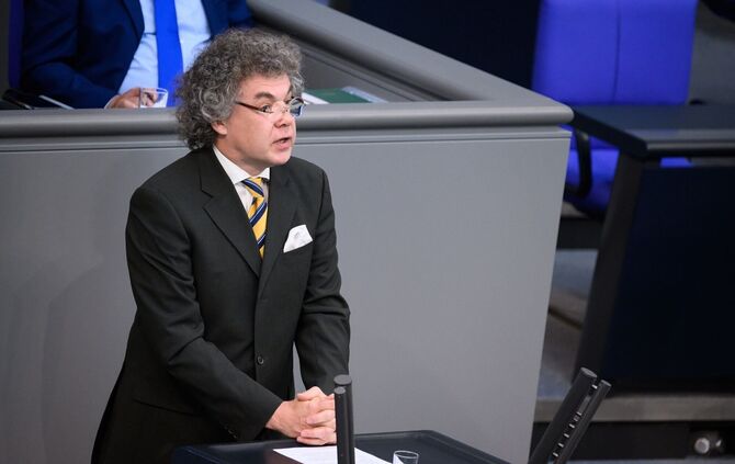 Der AfD-Politiker Matthias Moosdorf gehört dem Bundestag seit 2021 an. (Archivbild)