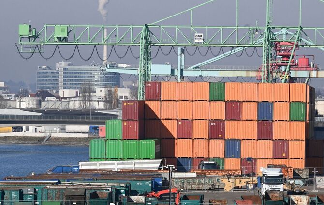 Umschlagbahnhof Logistik und Export