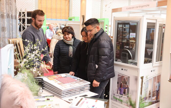 Auf der Leistungsschau am Wochenende gibt es Informationsangebote der ansässigen Unternehmen und Handwerksbetriebe sowie Vorträg