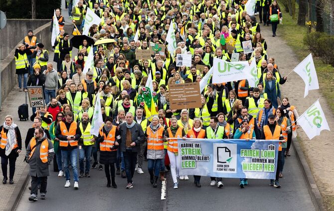 Vor zwei Jahren gab es bereits einen Ufo-Streik bei Lufthansa.