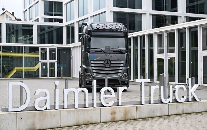 Absatzeinbruch bei Daimler Truck im ersten Quartal. (Archivbild)