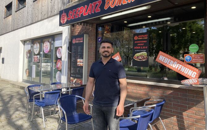Diyari Saleh Ferman ist der neue Betreiber vom Seeplatz Döner & Pizza.