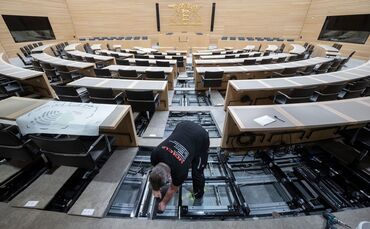 Umbau im Landtag von Baden-Württemberg