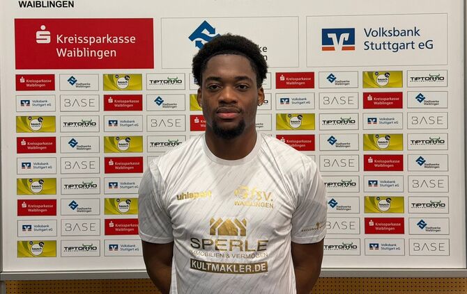 Amour Nnokoson ist ab sofort für den FSV Waiblingen spielberechtigt.