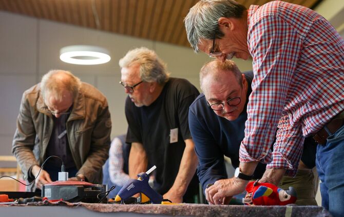 Gebrauchten Geräten oder Textilien wird hier in Urbach neues Leben eingehaucht.
