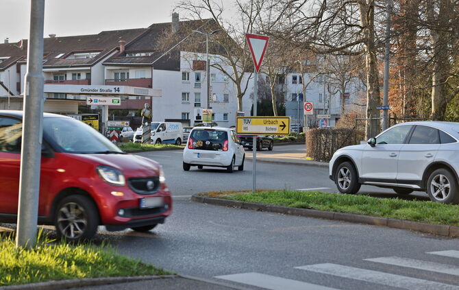Gemeinderat hat das Mobilitätskonzept beschlossen. Eine Maßnahme ist der Umbau des Reinhold-Maier-Kreisels.