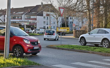 Gemeinderat hat das Mobilitätskonzept beschlossen. Eine Maßnahme ist der Umbau des Reinhold-Maier-Kreisels.