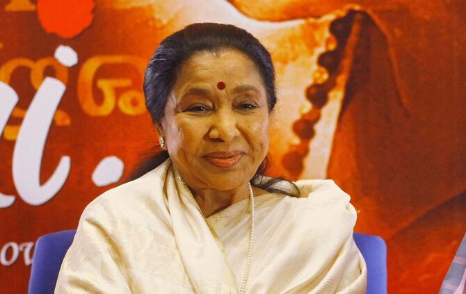Indische Sängerin Asha Bhosle