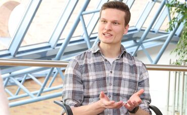 Leo Fliegner (26) will immer Neues lernen.