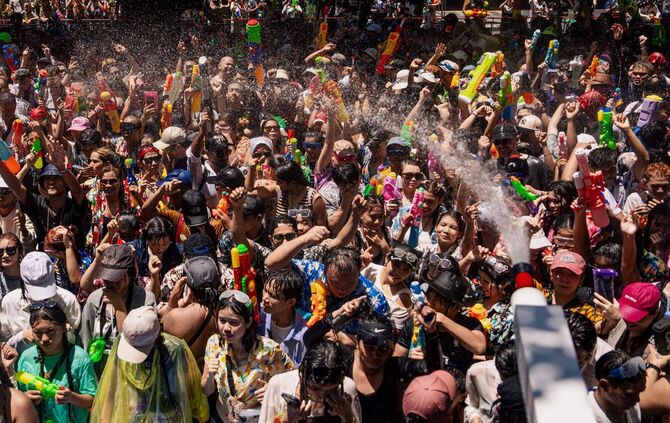 Neujahrsfest Songkran in Thailand