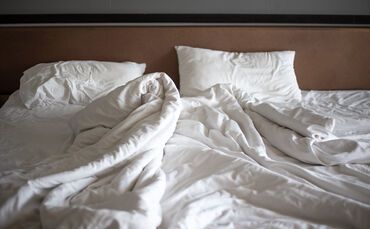 Die Tat hat im Bett der Fellbacherin stattgefunden (Symbolfoto).