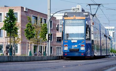 Straßenbahn in Heidelberg - Illustration