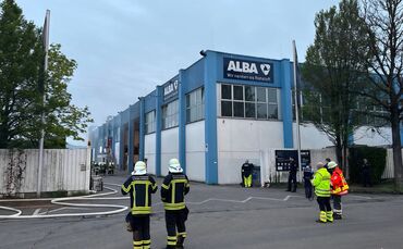 Am Dienstagabend kam es zu einem Brand bei Alba.