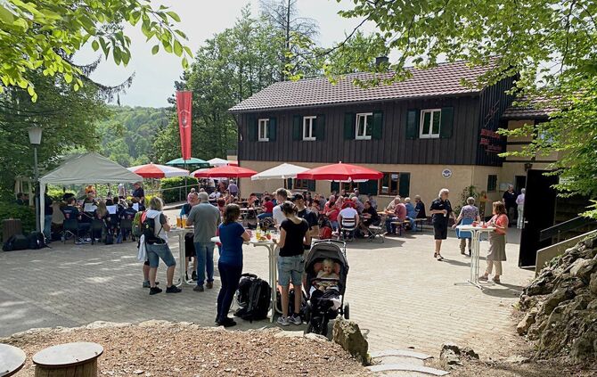 Das NaturFreundeHaus auf dem Kappelberg in Fellbach ist ein beliebtes Ausflugsziel.