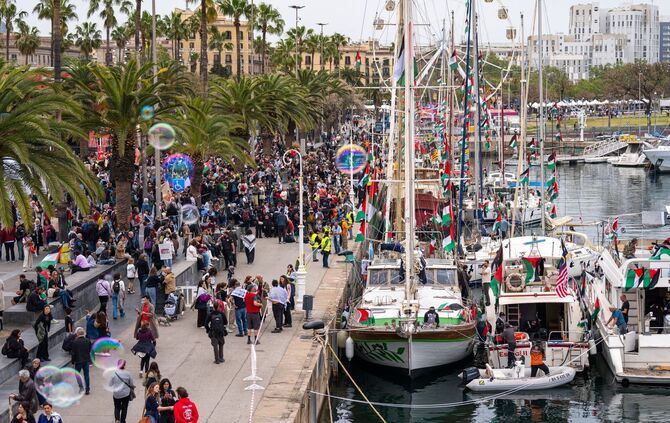 Nahostkonflikt - Gaza-Flotte in Barcelona