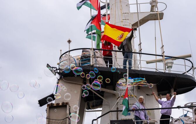 Nahostkonflikt - Gaza-Flotte in Barcelona