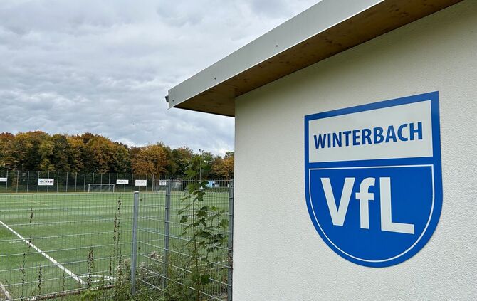 Das Sportgelände in Winterbach, wo sich auch die VfL-Geschäftsstelle befindet.