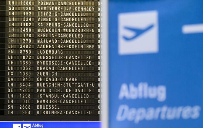 Lufthansa-Streik - Frankfurt/Main