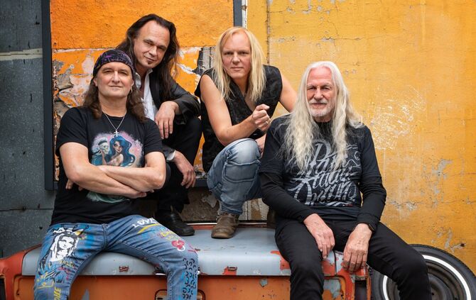 Die Krautrock-Band Jane gastiert in der Discothek Belinda in Sulzbach/Murr.